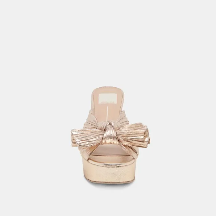 Dolce Vita Blare Heels Platinum Satin Women Heels
