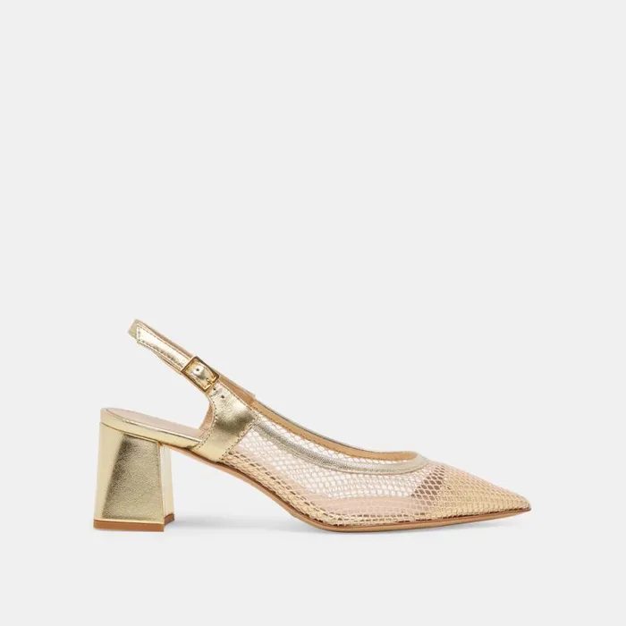 Dolce Vita Blondi Heels Blush Multi Mesh Women Heels
