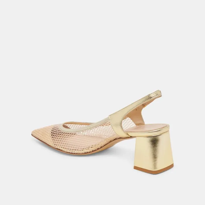 Dolce Vita Blondi Heels Blush Multi Mesh Women Heels
