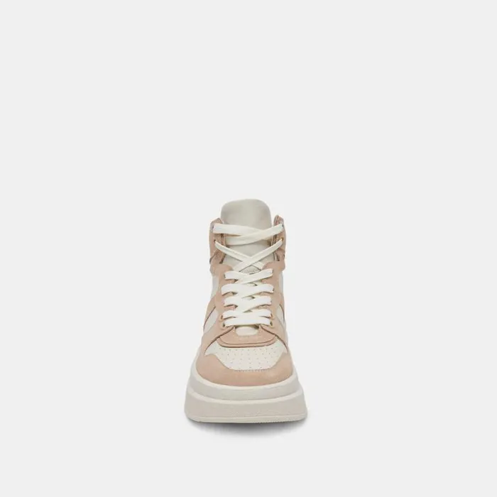 Dolce Vita Brax Sneakers White Dune Leather Women Sneakers
