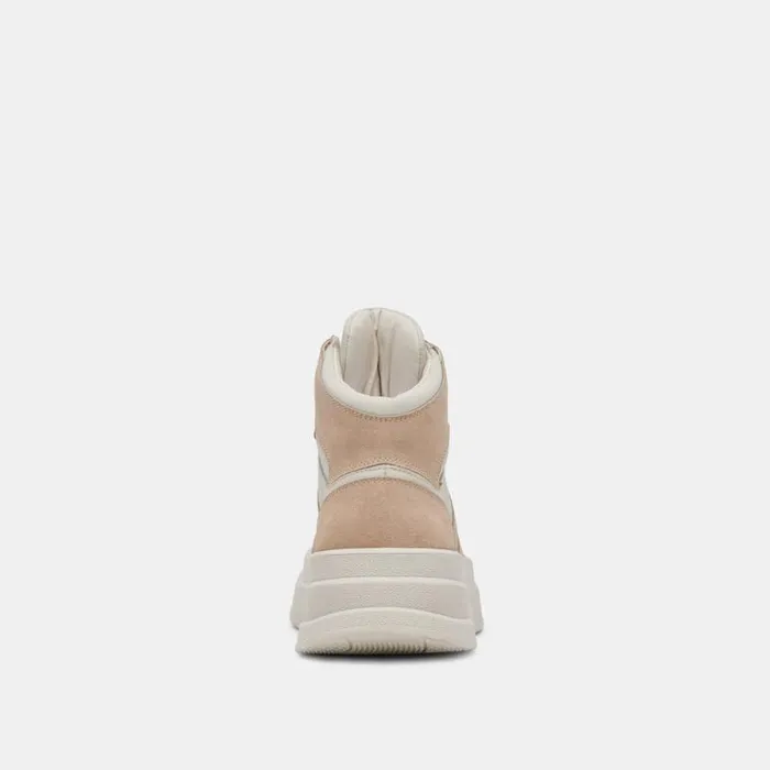 Dolce Vita Brax Sneakers White Dune Leather Women Sneakers