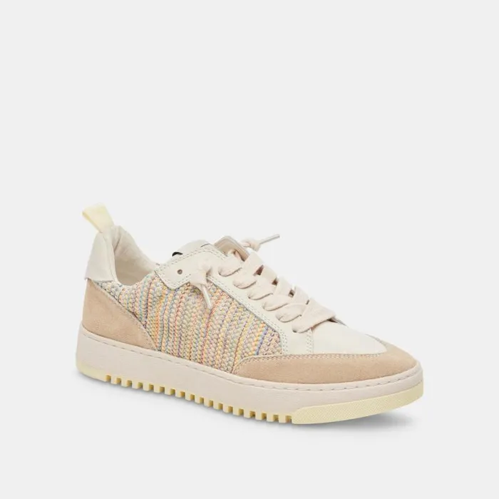 Dolce Vita Calil Sneakers Citrus Multi Knit Women Sneakers