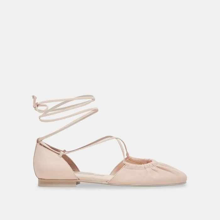Dolce Vita Cancun Ballet Flats Light Pink Leather Women Flats and Loafers