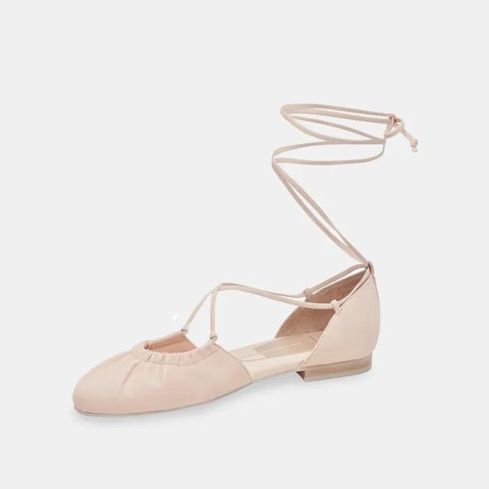Dolce Vita Cancun Ballet Flats Light Pink Leather Women Flats and Loafers