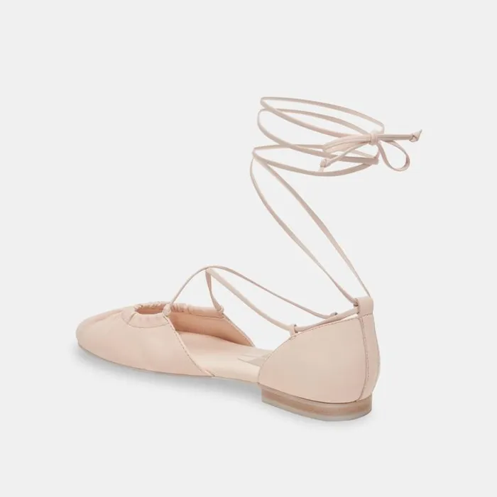 Dolce Vita Cancun Ballet Flats Light Pink Leather Women Flats and Loafers