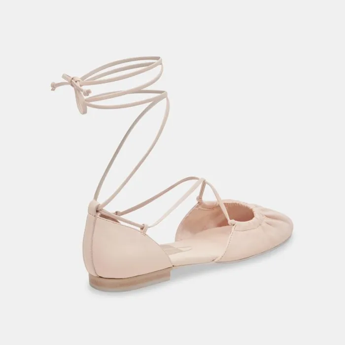 Dolce Vita Cancun Ballet Flats Light Pink Leather Women Flats and Loafers