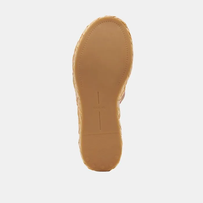 Dolce Vita Chavi Wide Sandals Honey Leather Women Sandals