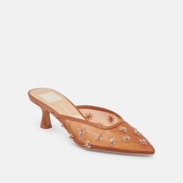 Dolce Vita Clara Heels Saddle Mesh Women Heels