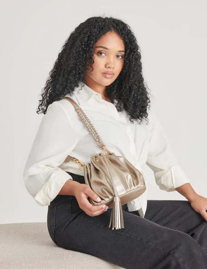 Dolce Vita Cobie Shoulder Bag Platinum Stella Women Handbags