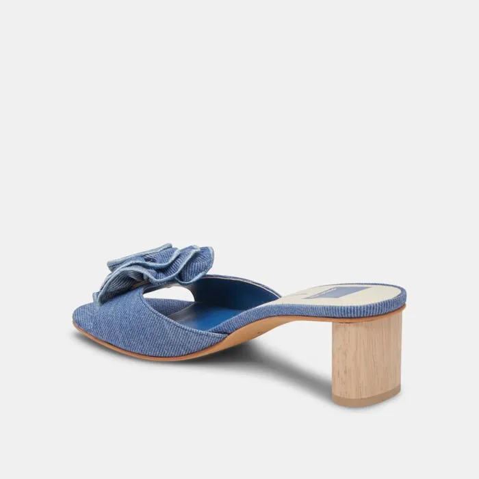 Dolce Vita Darly Heels Blue Denim Women Heels