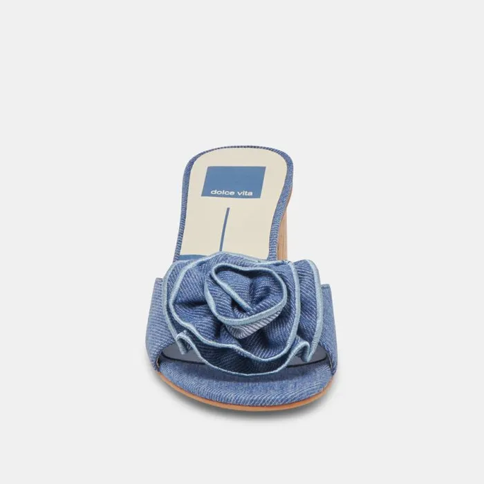 Dolce Vita Darly Heels Blue Denim Women Heels