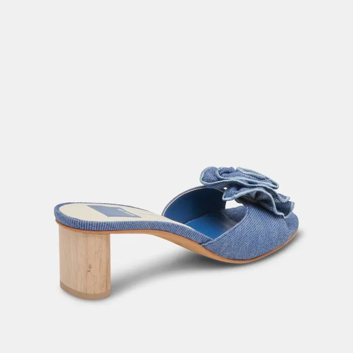 Dolce Vita Darly Heels Blue Denim Women Heels