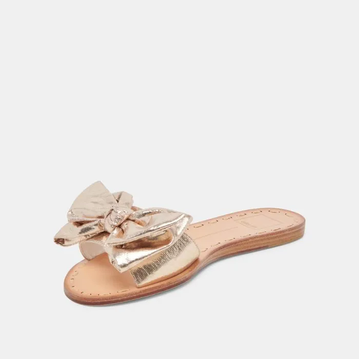 Dolce Vita Darsey Sandals Platinum Satin Women Sandals
