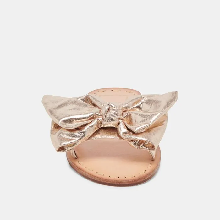 Dolce Vita Darsey Sandals Platinum Satin Women Sandals