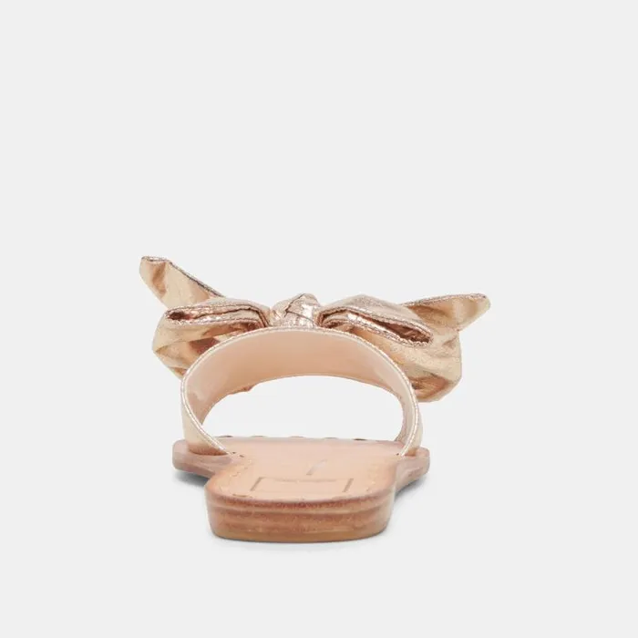 Dolce Vita Darsey Sandals Platinum Satin Women Sandals