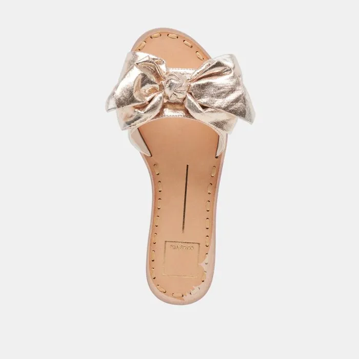 Dolce Vita Darsey Sandals Platinum Satin Women Sandals