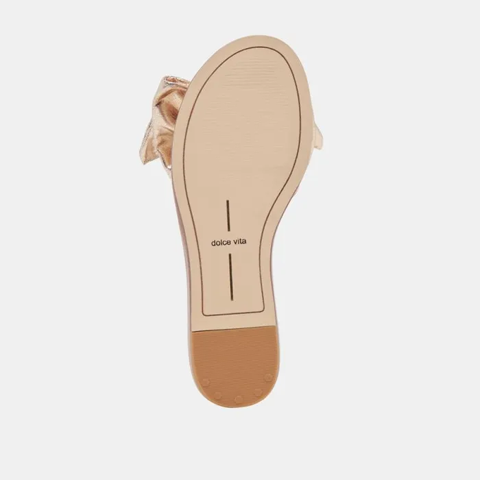 Dolce Vita Darsey Sandals Platinum Satin Women Sandals