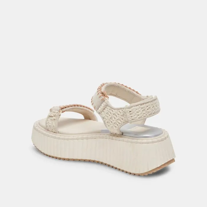 Dolce Vita Debra Sandals Ivory Suede Women Sandals