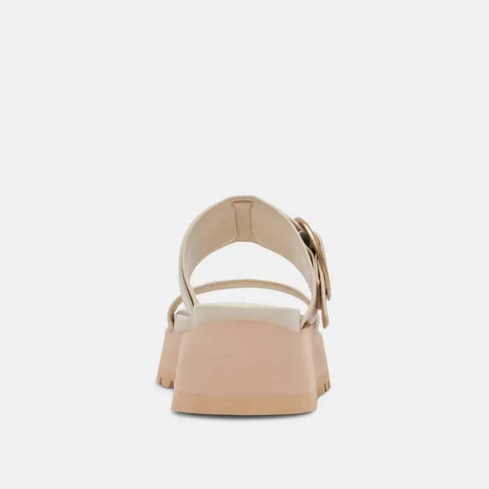 Dolce Vita Dex Sandals Ivory Leather Women Sandals