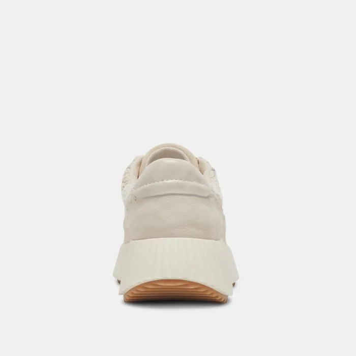 Dolce Vita Dolen Sneakers Ecru Lace Women Sneakers