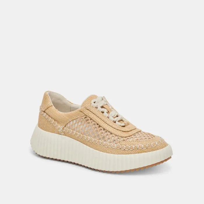 Dolce Vita Dolen Sneakers Lt Natural Raffia Women Sneakers