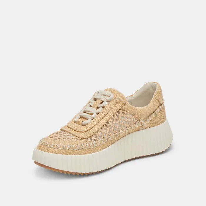 Dolce Vita Dolen Sneakers Lt Natural Raffia Women Sneakers