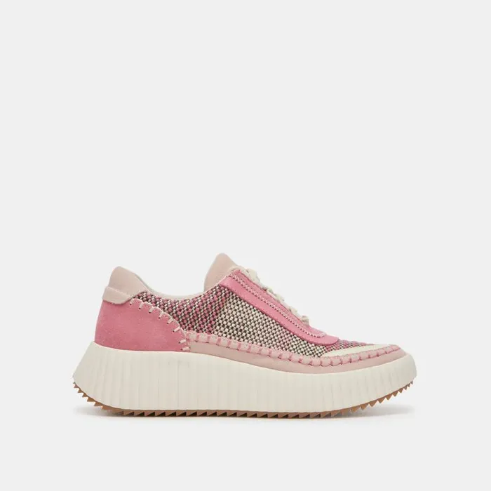 Dolce Vita Dolen Sneakers Pink Multi Woven Women Sneakers