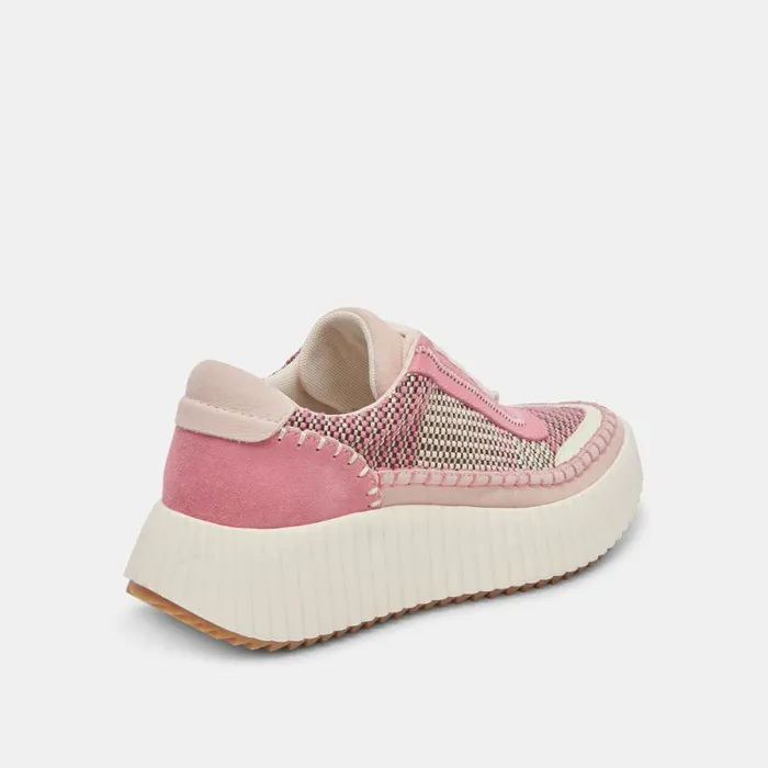 Dolce Vita Dolen Sneakers Pink Multi Woven Women Sneakers