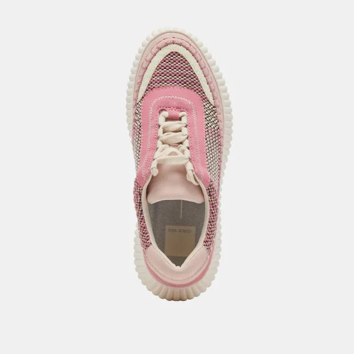 Dolce Vita Dolen Sneakers Pink Multi Woven Women Sneakers