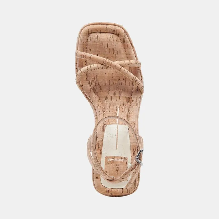Dolce Vita Elvia Wedges Natural Cork Women Sandals
