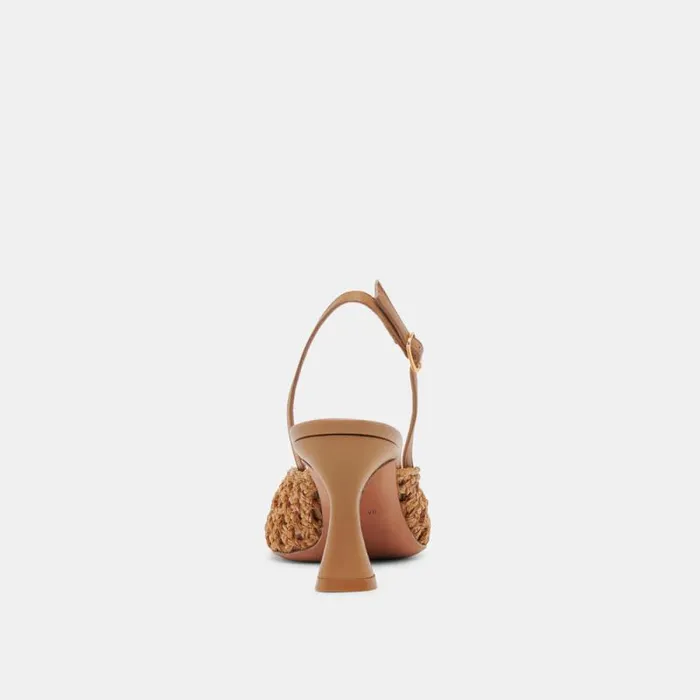 Dolce Vita Gloria Heels Natural Woven Women Sandals