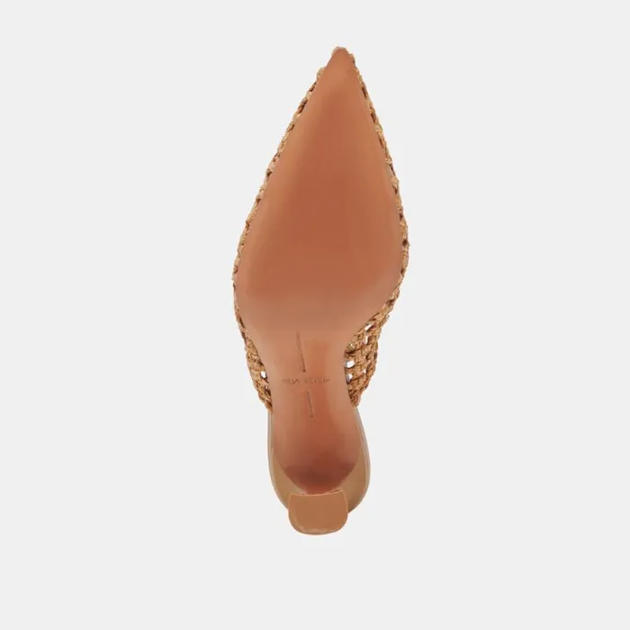 Dolce Vita Gloria Heels Natural Woven Women Sandals