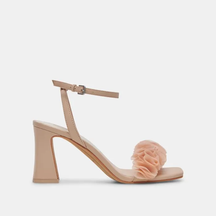 Dolce Vita Iesha Heels Lt Blush Leather Women Heels