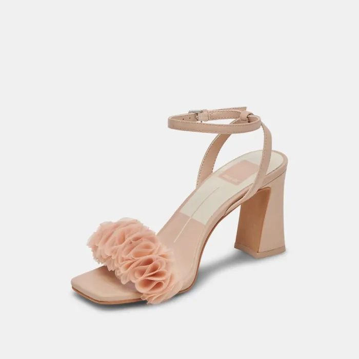 Dolce Vita Iesha Heels Lt Blush Leather Women Heels