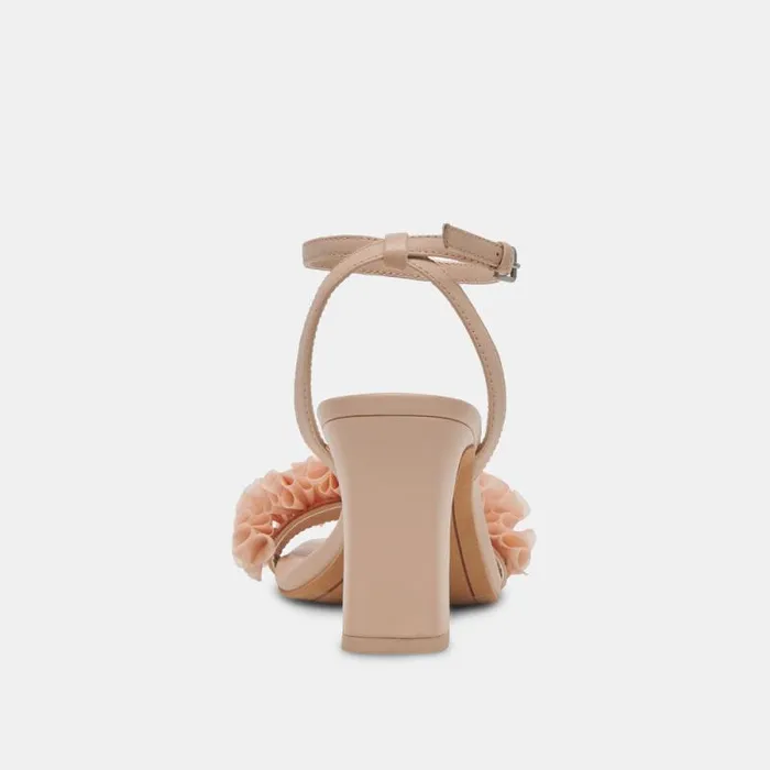 Dolce Vita Iesha Heels Lt Blush Leather Women Heels