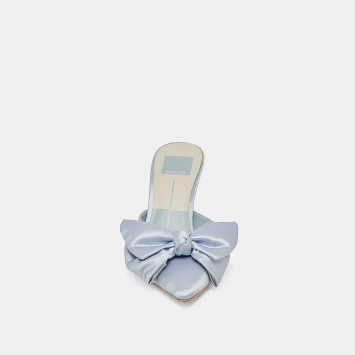 Dolce Vita Kayli Heels Light Blue Satin Women Heels