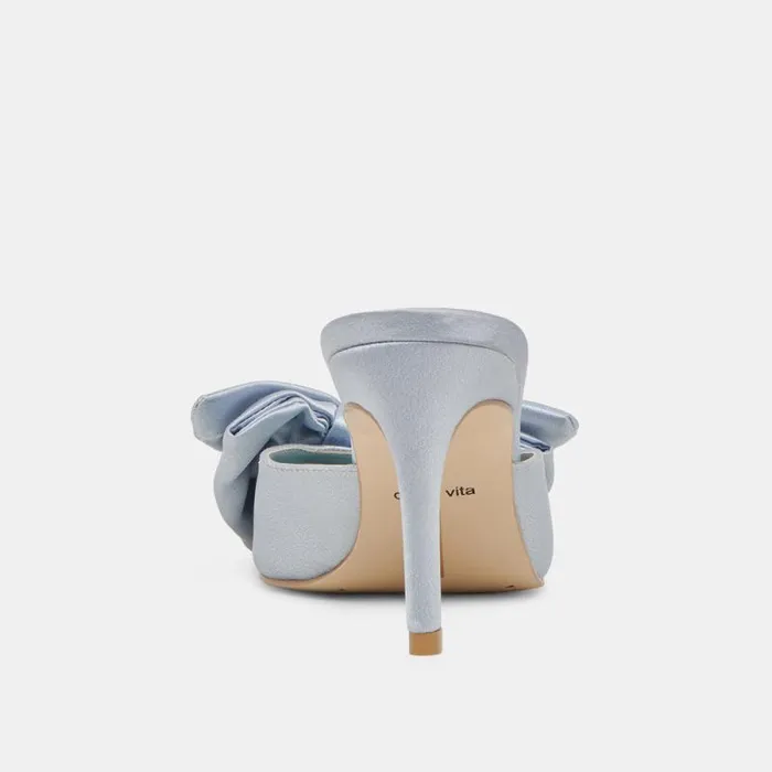 Dolce Vita Kayli Heels Light Blue Satin Women Heels