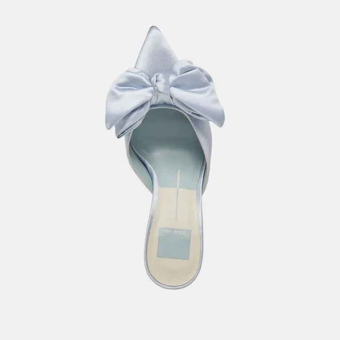 Dolce Vita Kayli Heels Light Blue Satin Women Heels