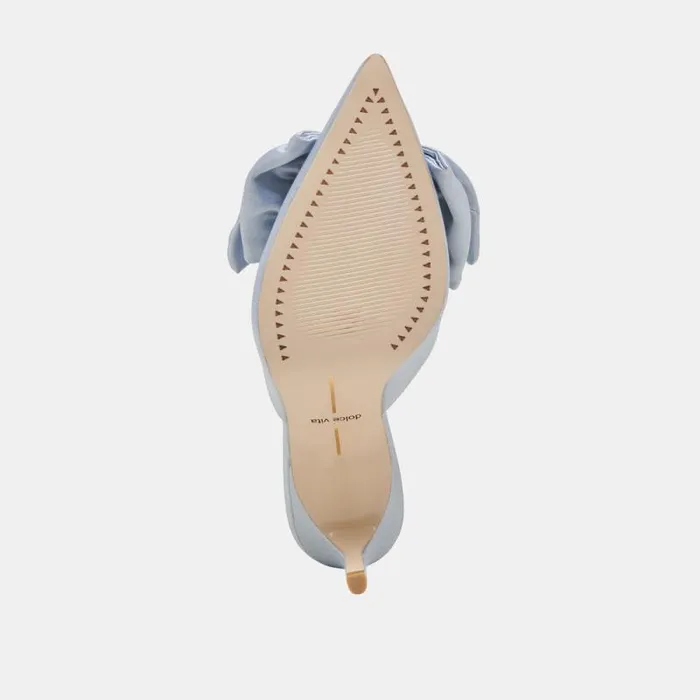 Dolce Vita Kayli Heels Light Blue Satin Women Heels