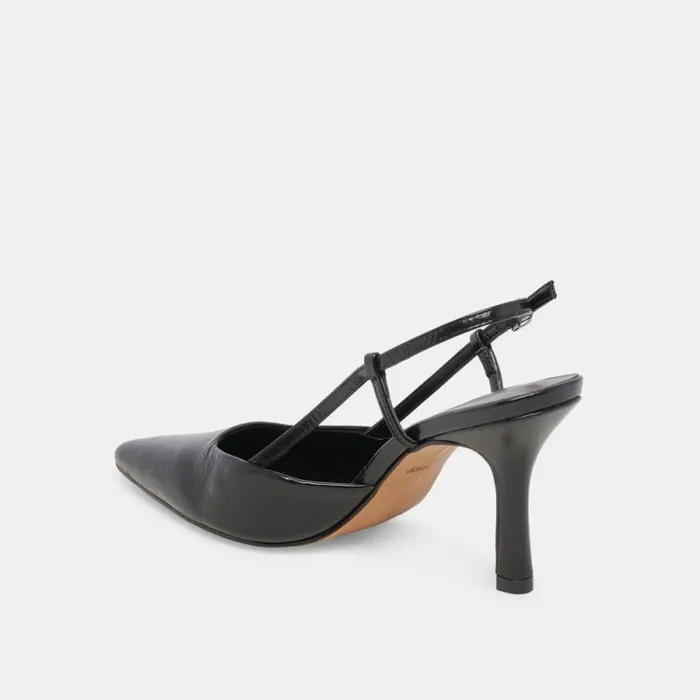 Dolce Vita Kim Heels Midnight Crinkle Patent Women Heels