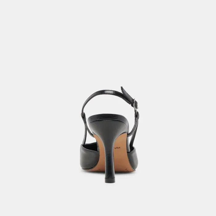 Dolce Vita Kim Heels Midnight Crinkle Patent Women Heels