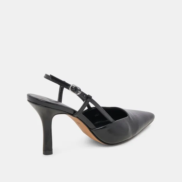 Dolce Vita Kim Heels Midnight Crinkle Patent Women Heels