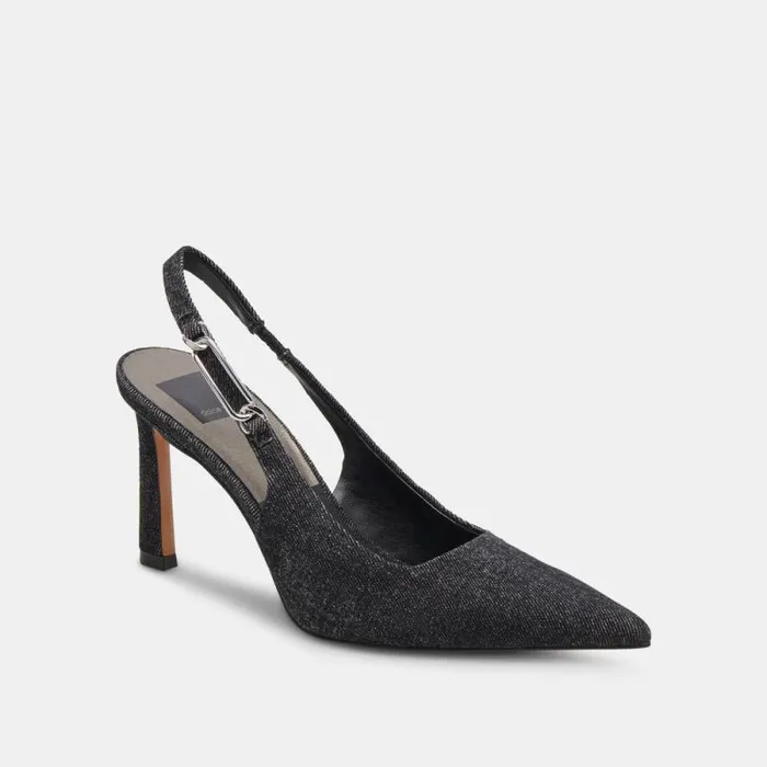 Dolce Vita Krista Heels Carbon Denim Women Heels