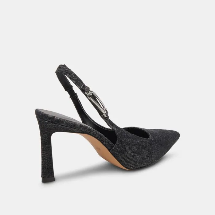 Dolce Vita Krista Heels Carbon Denim Women Heels