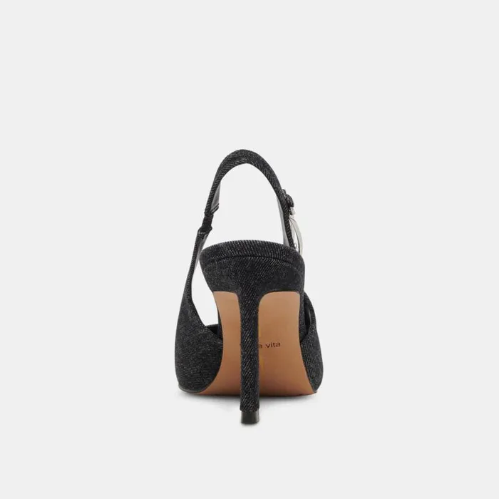 Dolce Vita Krista Heels Carbon Denim Women Heels