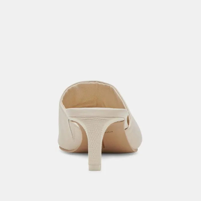Dolce Vita Lexy Heels Ivory Leather Women Heels