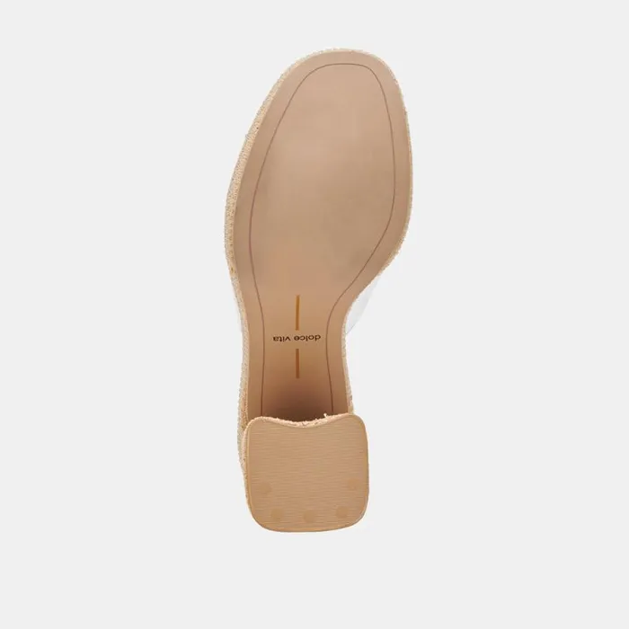 Dolce Vita Lichia Heels Natural Vinyl Women Heels