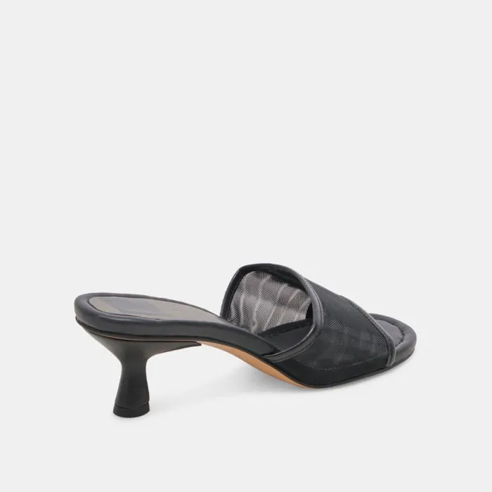 Dolce Vita Meeza Heels Onyx Mesh Women Heels