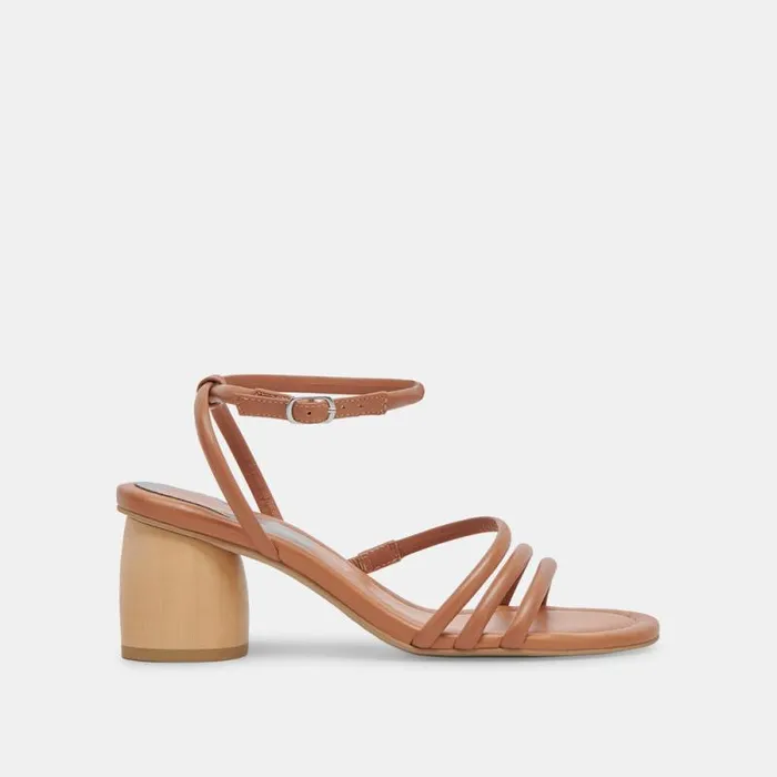 Dolce Vita Mikael Heels Tan Leather Women Heels
