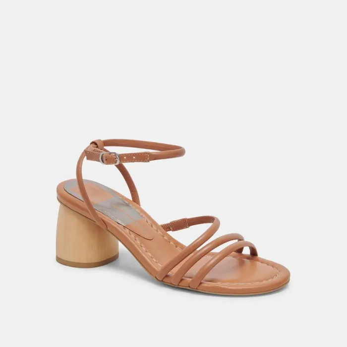 Dolce Vita Mikael Heels Tan Leather Women Heels